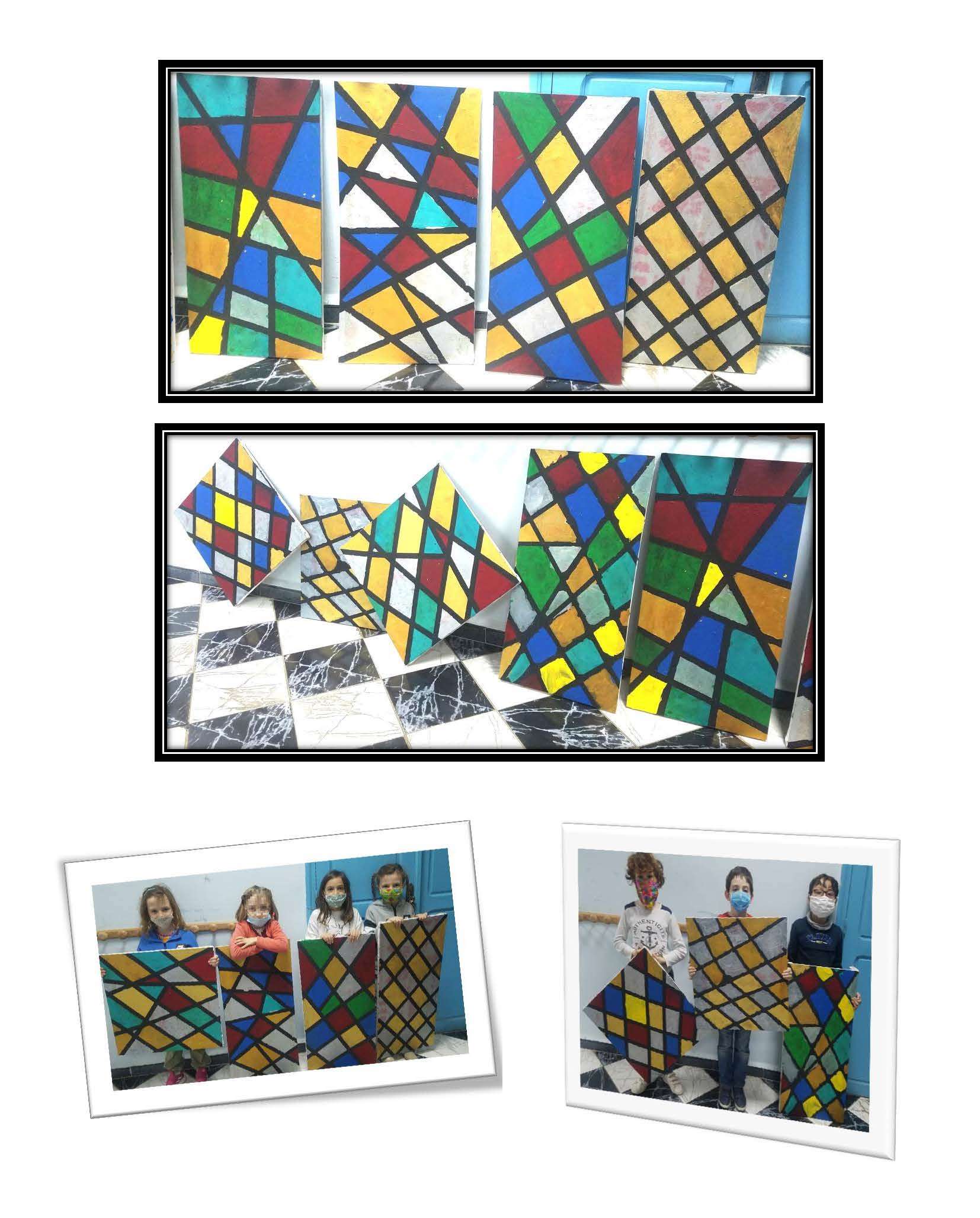 Atelier Peinture GS CP De F vrier 2021 Ecole MLF D Alger